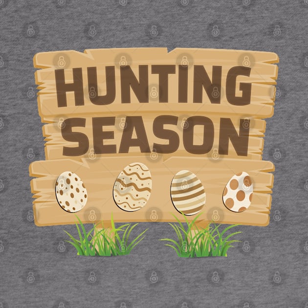 Easter Egg Hunting Season Sign by Finji